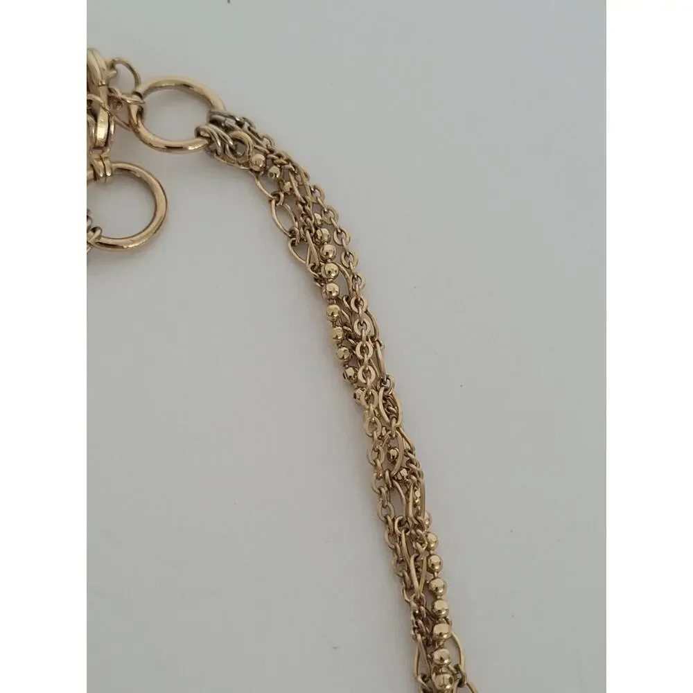 KUMIKYOKU Multi Stain Chain Necklace Choker 13+2